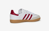 Adidas Samba OG C ‘White Collegiate Burgundy Gum’ PreSchool - airdrizzykicks.com