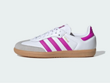 Adidas Samba OG ‘White Purple Burst’ GS - airdrizzykicks.com