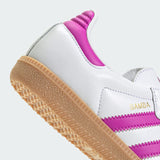 Adidas Samba OG ‘White Purple Burst’ GS - airdrizzykicks.com