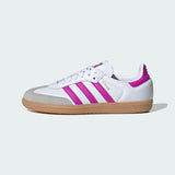 Adidas Samba OG ‘White Purple Burst’ GS - airdrizzykicks.com