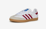 Adidas Samba OG C ‘White Collegiate Burgundy Gum’ PreSchool - airdrizzykicks.com