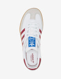 Adidas Samba OG C ‘White Collegiate Burgundy Gum’ PreSchool - airdrizzykicks.com