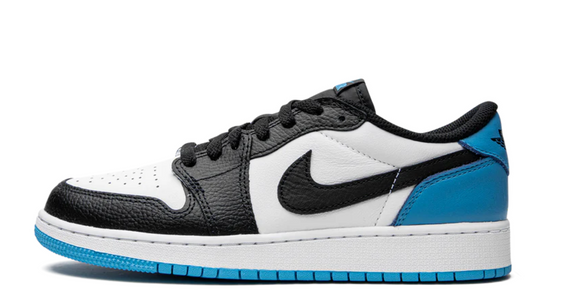 Air Jordan 1 Retro Low OG Black Dark Powder Blue (GS)